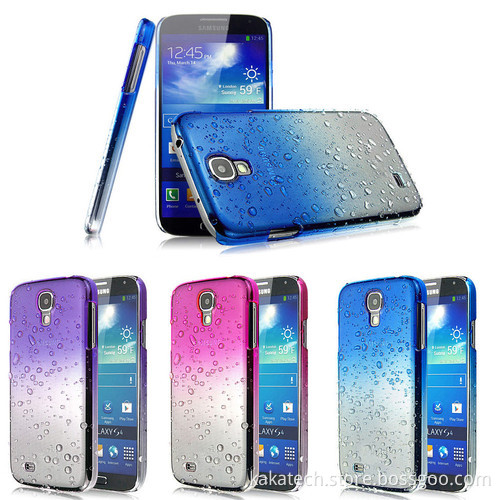 3D Water Drop Clear Crystal Hard Case Cover for Galaxy S4 I9500